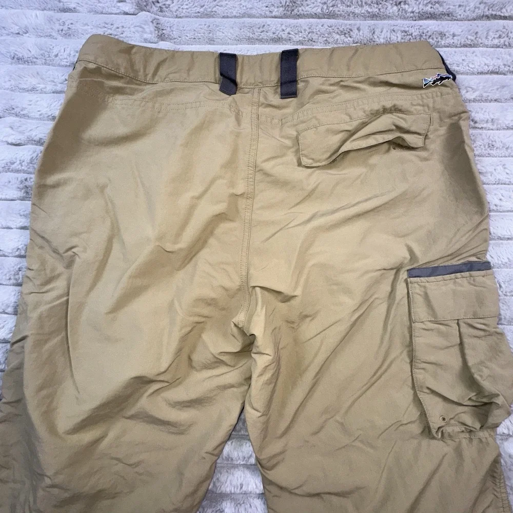 Patagonia Men XL GI III Zip Off Pants Shorts Retro Khaki Convertible 36x31 Cargo